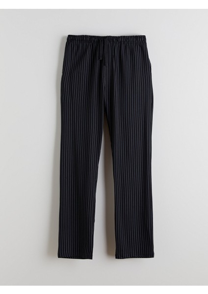 Yeni Sezon Standart Kalıp Çizgili Erkek Pijama Altı