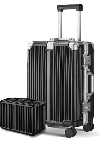 Joya Pc Policarbon 2'li Valiz Seti (Kabin ve Makyaj) Siyah fiyatları