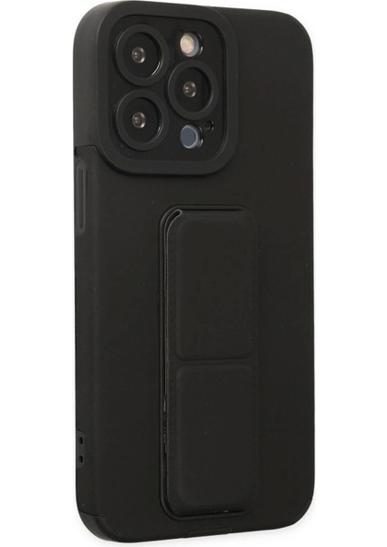 Bfs iPhone 13 Pro Kılıf Mega Standlı Silikon - Siyah indirimleri