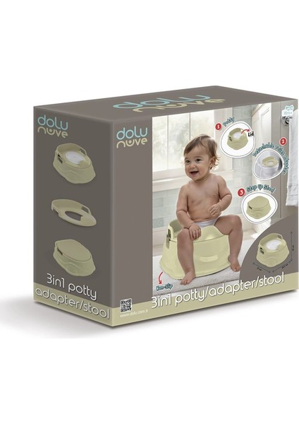 Buğz 7183 Lazımlık Adaptör Basamak Eco Green -Dolu Oyuncak