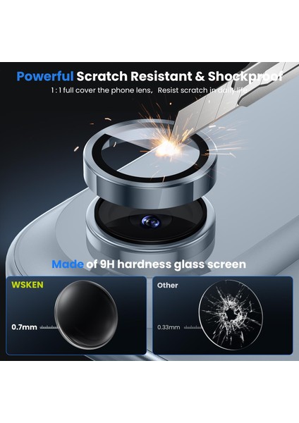 iPhone 17 Air Kılıf Aparatlı Kamera Koruma Renkli Lens Koruyucu Temperli Cam Koruma fiyatları