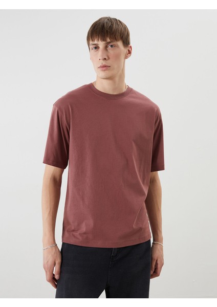 Yeni Sezon Bisiklet Yaka Penye Erkek Tişört