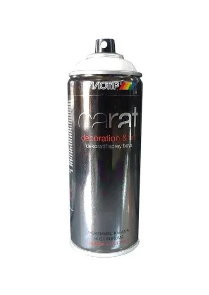 Ral 9010 Parlak Beyaz Akrilik Boya 400 ml Germany