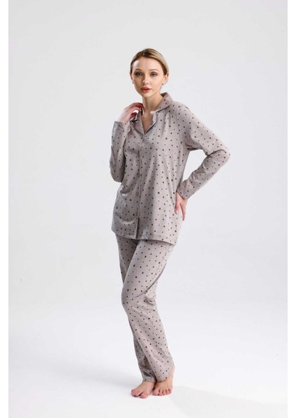 Pamuklu Pijama Takımı 5011