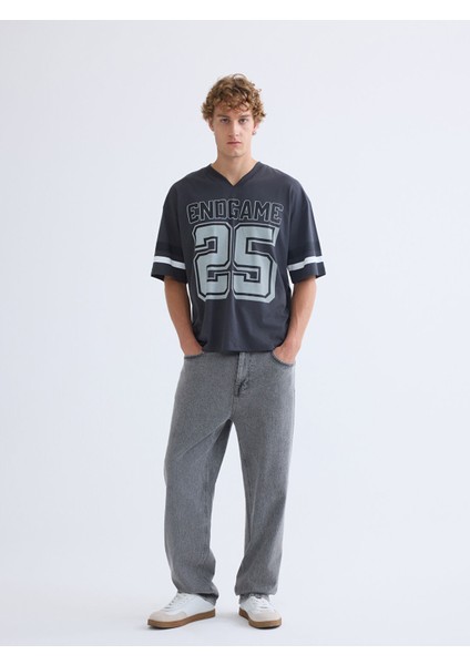 Yeni Sezon V Yaka Penye Erkek Tişört fiyatları