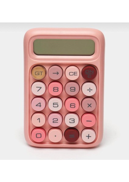 Pastel Tonlarda Pembe Renkli 12 Haneli Hesap Makinesi indirimleri