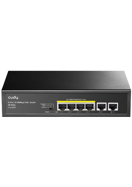 Cudy 6-Port 10/100M Poe+ Switch 60W