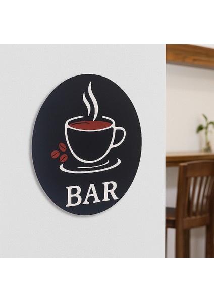 Dekoratif “bar” Temalı Ahşap Duvar Tablosu fiyatları