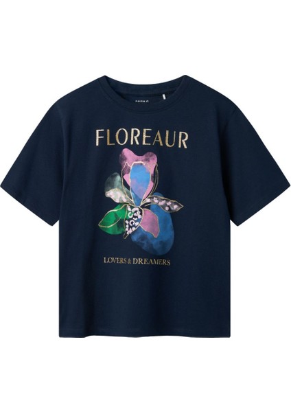 Nkfdukko Ss Nreg Top Box Kız Çocuk T-Shirt 13240652