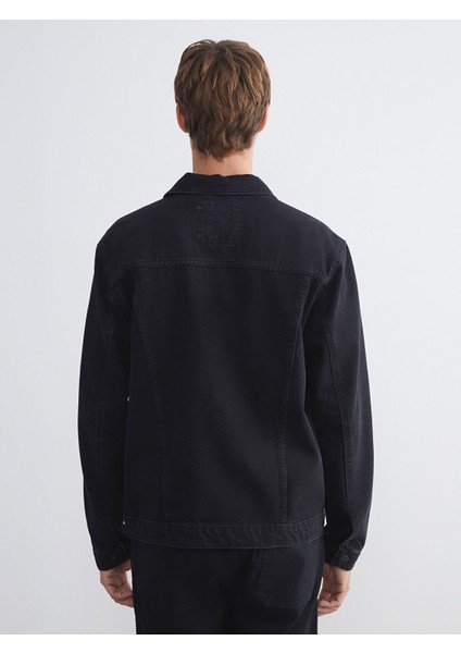 Yeni Sezon Standart Kalıp Erkek Jean Ceket fırsatları