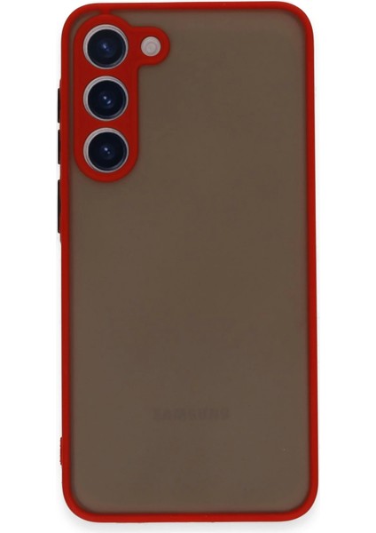 Bfs Samsung Galaxy S23 Plus Kılıf Montreal Silikon Kapak - Kırmızı
