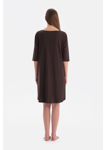 V Yaka Dantelli Örme Gecelik fiyatları