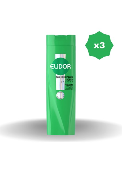 Şampuan Sağlıklı Uzayan Saçlar 400 ml - (3 Adet)