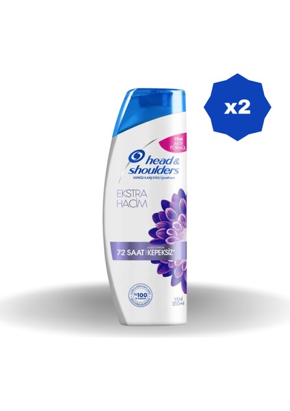 Head & Shoulders Ekstra Hacim Şampuan 330 ml - (2 Adet)