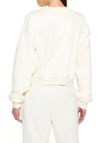 1984 Yazılı Patchwork Sweatshirt modelleri