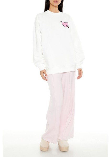 Sırt Detayı Baskılı Sweatshirt fırsatları