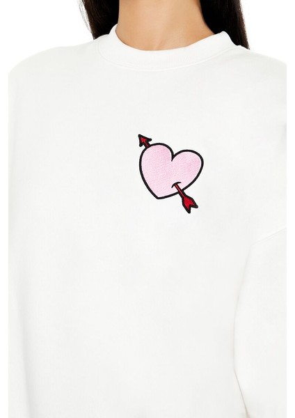 Sırt Detayı Baskılı Sweatshirt indirimleri