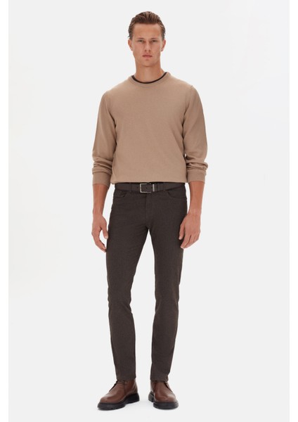 Ds Damat Regular Fit Bej Düz Örgü Kazak fırsatları