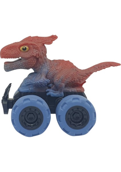 Sürtmeli Dinazor Arabalar 2'li - 12 cm - Triceratops & Parasaurolophus fiyatları