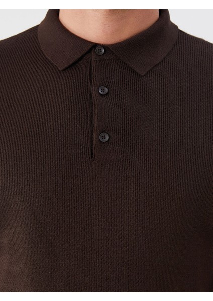 Yeni Sezon Polo Yaka Uzun Kollu Erkek Triko Kazak modelleri