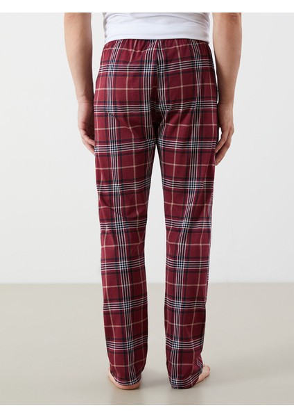 Yeni Sezon Standart Kalıp Ekose Erkek Pijama Alt fırsatları