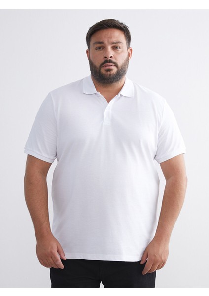 Yeni Sezon Büyük Beden Polo Yaka Pike Erkek Tişört