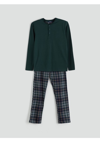 Yeni Sezon Standart Kalıp Erkek Pijama Takımı indirimleri
