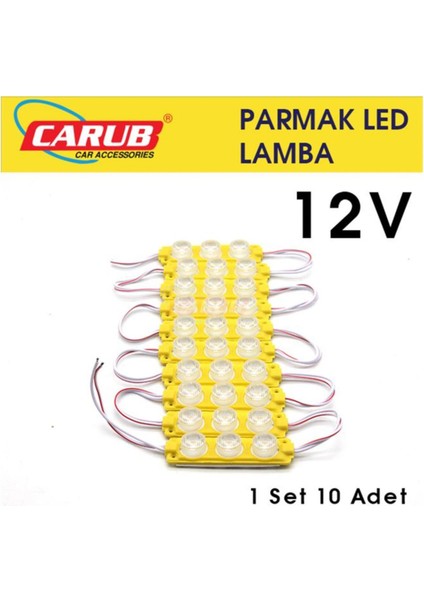 Parmak LED Amber