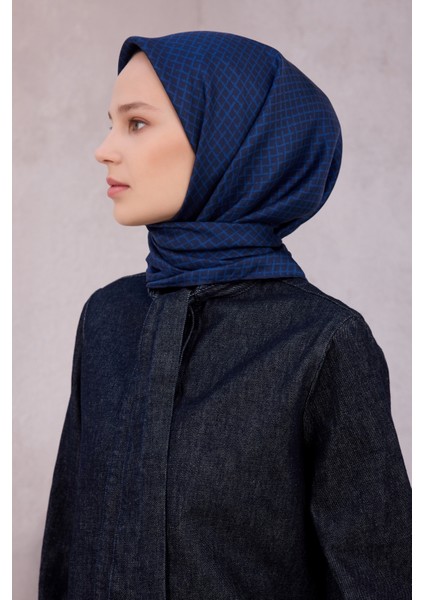 Çiçek Desen Ipek Twill Eşarp 4203D01 05