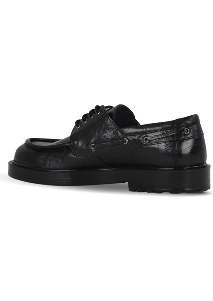 Siyah Mexico Deri Erkek Günlük Ayakkabı 34MA26005 34MA26005 fırsatları