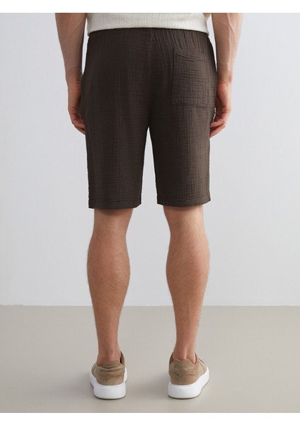 Yeni Sezon Standart Kalıp Müslin Erkek Şort fırsatları