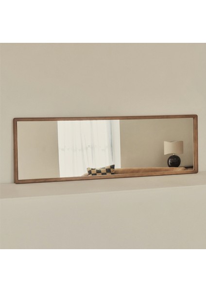Açık Ahşap Boy Aynası 140CM x 45CM