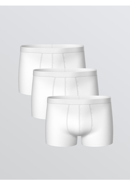 Yeni Sezon Standart Kalıp Pamuklu Esnek Erkek Boxer 3'lü