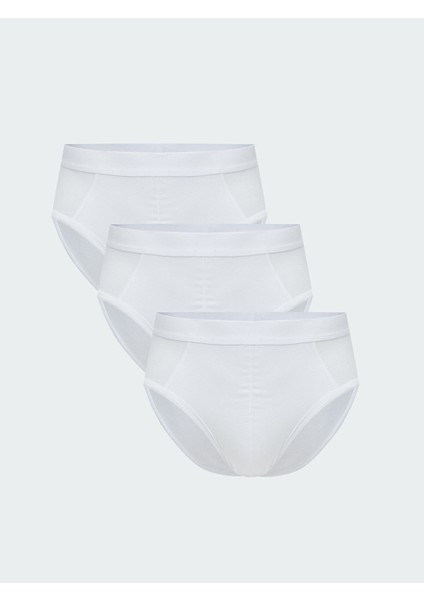 Yeni Sezon Standart Kalıp Pamuklu Esnek Erkek Slip Külot 3'lü