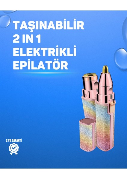 Kaş ve Yüz Epilation Aleti – Kolay Kullanımlı, Portatif Shaver USB Şarjlı
