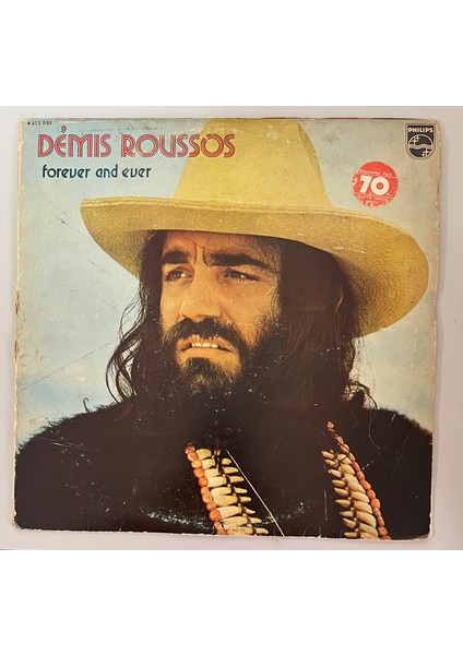 Demis Roussos Forever And Ever Lp Plak (Orijinal 1973 Dönem Fransa Baskı Plak)
