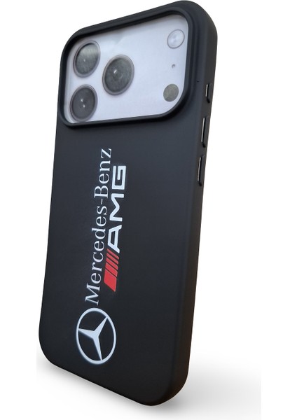 iPhone 17 Pro Uyumlu Yüksek Kaliteli Mercedes Tasarım Baskılı Içi Kadife Premium Silikon Kılıf modelleri