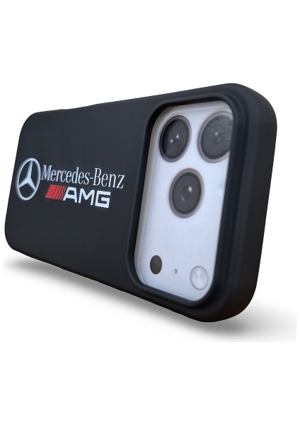 iPhone 17 Pro Uyumlu Yüksek Kaliteli Mercedes Tasarım Baskılı Içi Kadife Premium Silikon Kılıf indirimleri