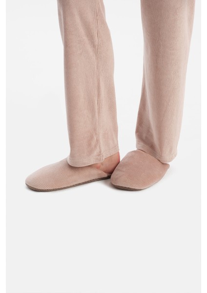 Ribli Kadife Gömlek Pantolon Seyahat Pj Seti