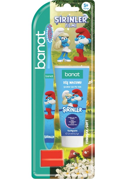 Şirinler Lisanslı Ağız Bakım Seti Diş Macunu (25ML) + Fırça fiyatları