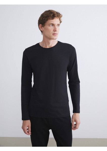 Yeni Sezon Bisiklet Yaka Uzun Kollu Erkek Atlet