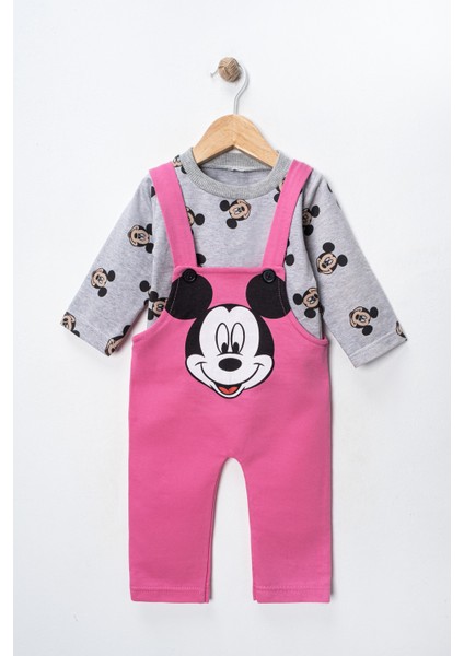 Mickey Mouse Baskılı Içi Badili Salopet Bebek Tulumu fiyatları