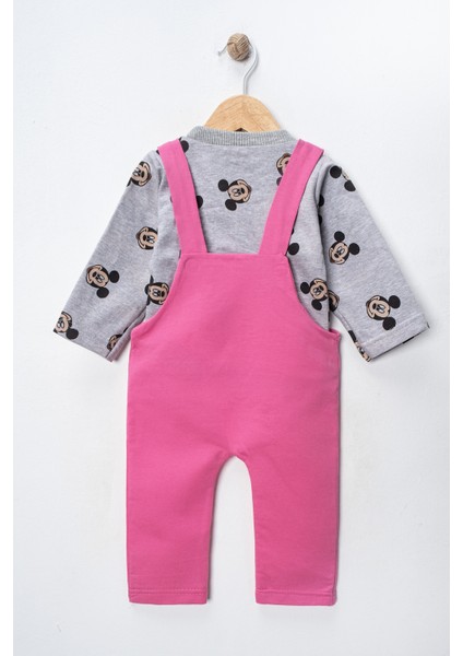 Mickey Mouse Baskılı Içi Badili Salopet Bebek Tulumu indirimleri