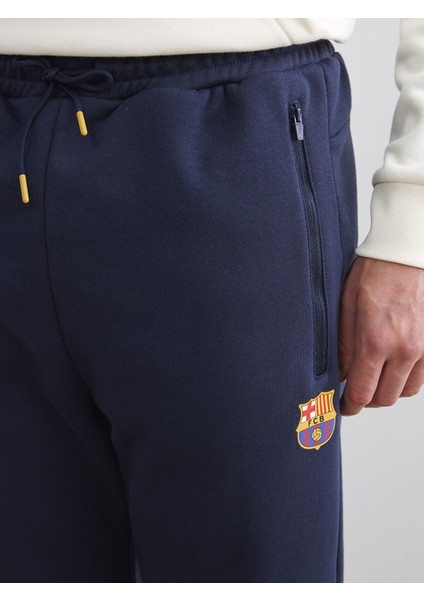 Yeni Sezon Slim Fit Barcelona Baskılı Erkek Taraftar Jogger Eşofman Altı modelleri