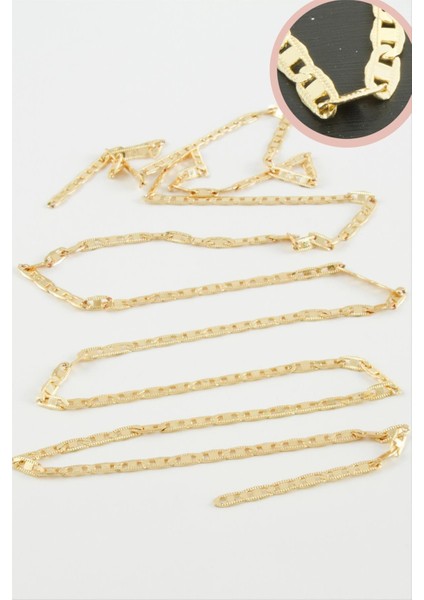 Ds-Derin 6 mm Oval Zincir 1 Metre-Sarı fiyatları