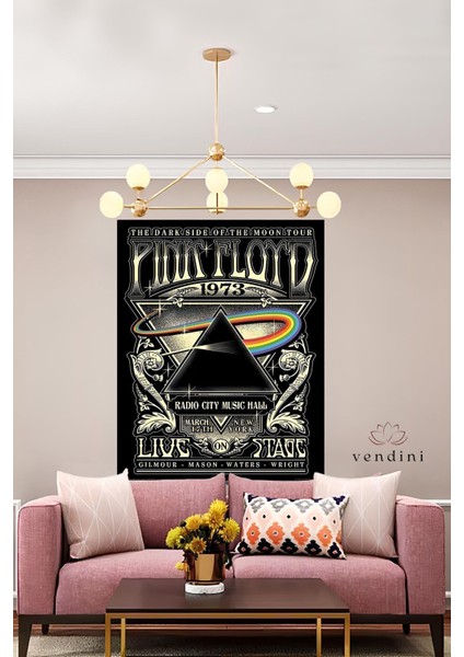 Kaliteli Kumaş , Pink Floyd Duvar Örtüsü Duvar Halısı Wall Tapestry fiyatları
