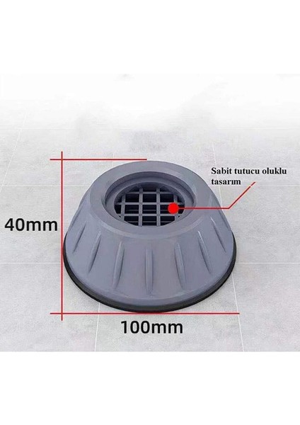 Çamaşır Makinesi Titreşim Önleyici Mobilya Yükseltici Kaydırmaz Vantuzlu Stoper Set 4 Adet fırsatları