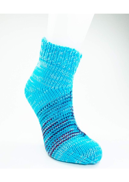 2 Çift El Örgüsü Kışlık Şık Kadın Yün Patik Set 13 fırsatları