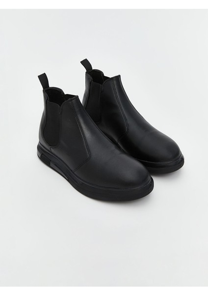 Yeni Sezon Deri Görünümlü Erkek Çizme