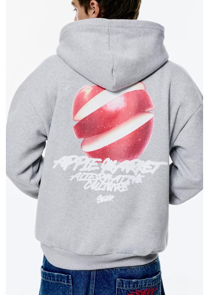 Erkek Stwd Baskılı Sweatshırt Oversize